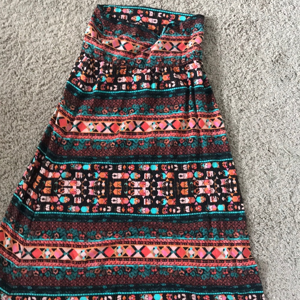 Colorful maxi skirt
